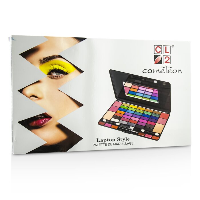 Cameleon Laptop Style MakeUp Kit 8075 (35x EyeShadow, 4x Blusher, 2x Powder Cake, 6x Lipgloss) Product Thumbnail