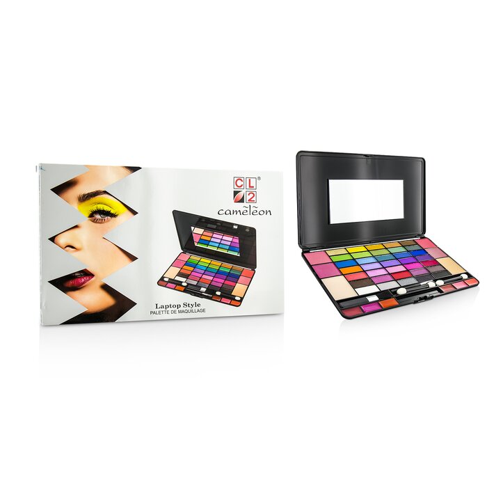 Cameleon Laptop Style MakeUp Kit 8075 (35x EyeShadow, 4x Blusher, 2x Powder Cake, 6x Lipgloss) Product Thumbnail