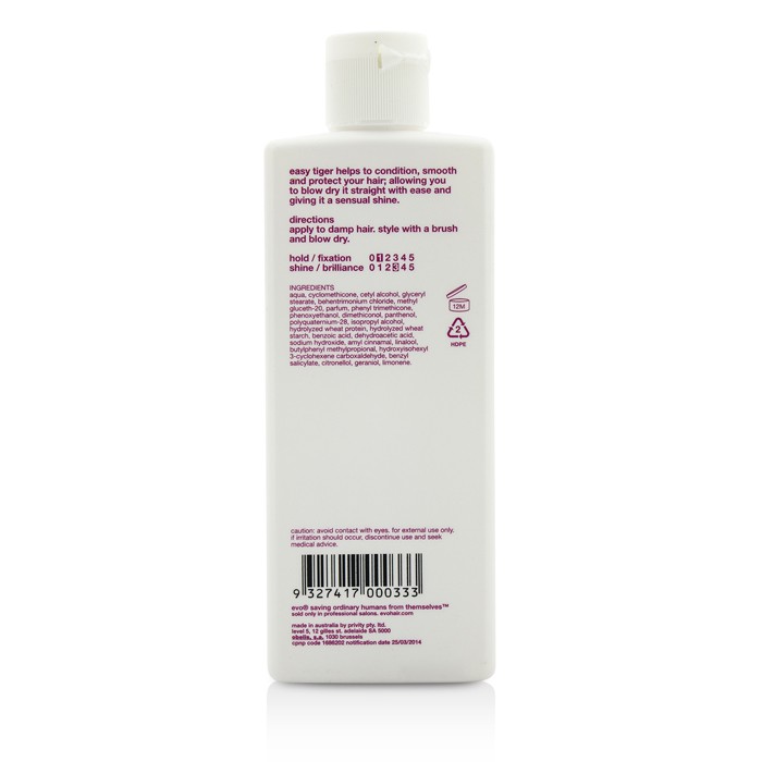 Evo Easy Tiger Smoothing Fluid (For All Hair Types, Especially Thick Coarse Hair) 200ml/6.8ozProduct Thumbnail