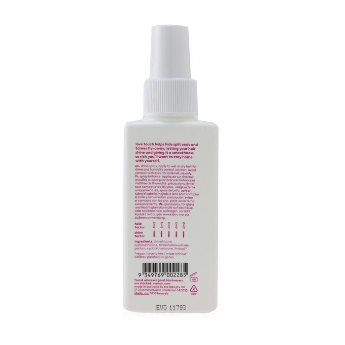 Evo Love Touch Shine Sprayספריי ברק לכל סוגי השיער, במיוחד לשיער עבה, גס 100ml/3.4ozProduct Thumbnail