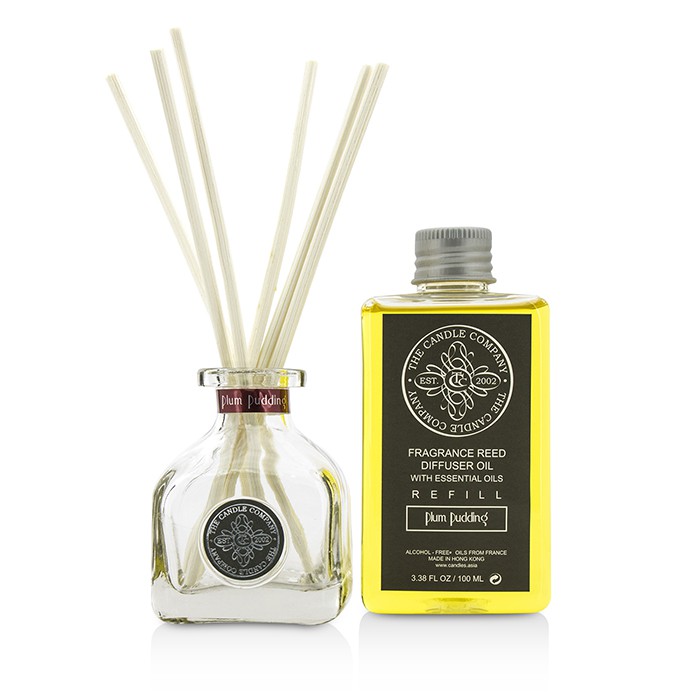 The Candle Company Dyfuzor zapachowy Reed Diffuser with Essential Oils - Plum Pudding 100ml/3.38ozProduct Thumbnail