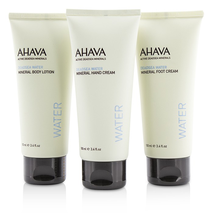 Ahava Minerals In Full Bloom Gift Set: Mineral Body Lotion 100m + Mineral Hand Cream 100ml + Mineral Foot Cream 100ml 3pcsProduct Thumbnail