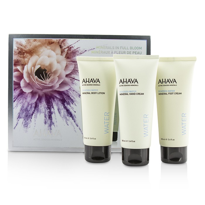 Ahava Minerals In Full Bloom Gift Set: Mineral Body Lotion 100ml + Mineral Hand Cream 100ml + Mineral Foot Cream 100ml 3pcsProduct Thumbnail