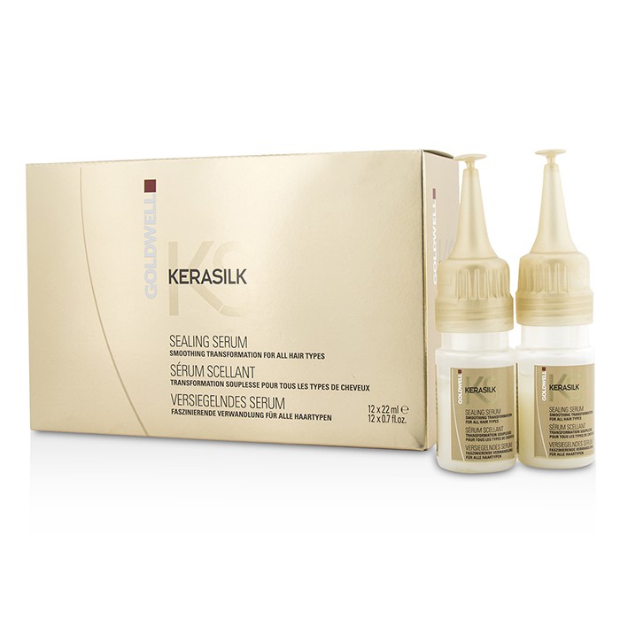 Goldwell Kerasilk Sealing Serum - Smoothing Transformation (For All Hair Types) 12x22ml/0.7ozProduct Thumbnail