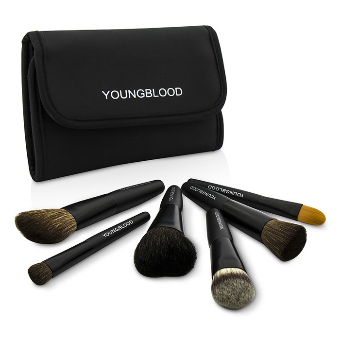 德国活力素 Youngblood 专业迷你化妆刷6件套 6件Product Thumbnail