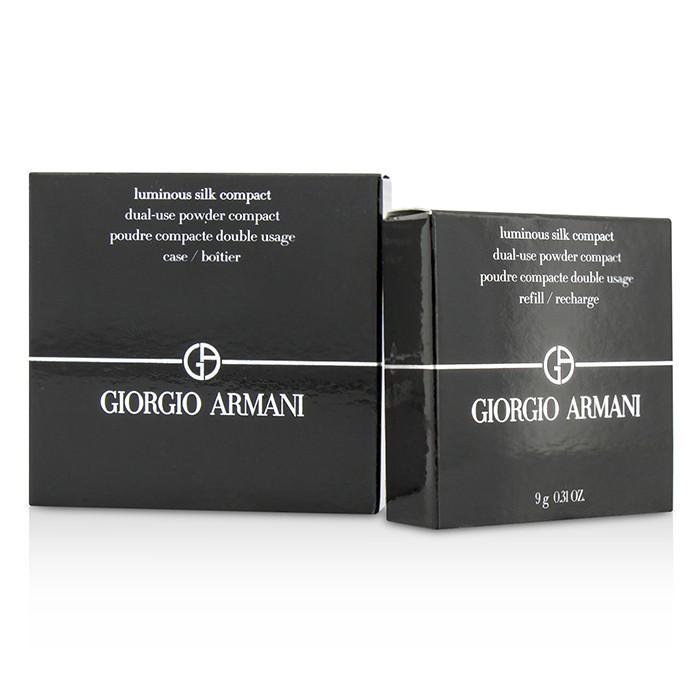 Giorgio Armani 亞曼尼 輕透亮雙面絲緞光感粉底 (粉盒+補充裝) 9g/0.31ozProduct Thumbnail