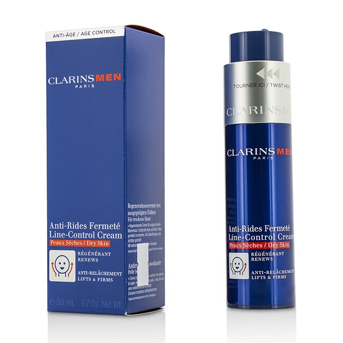 Clarins Przeciwzmarszczkowy krem do twarzy dla mężczyzn do suchej skóry Men Line-Control Cream (Dry Skin) 50ml/1.7ozProduct Thumbnail
