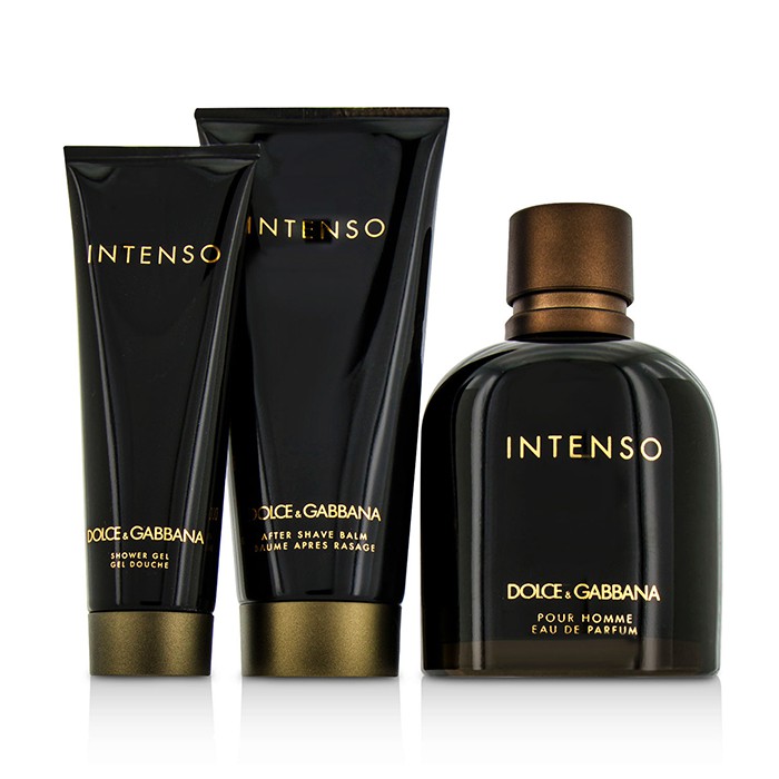 Dolce & Gabbana Intenso Coffret: Eau De Parfum Spray 125ml/4.2oz + After Shave Balm 75ml/2.5oz + Shower Gel 50ml/1.6oz 3pcsProduct Thumbnail
