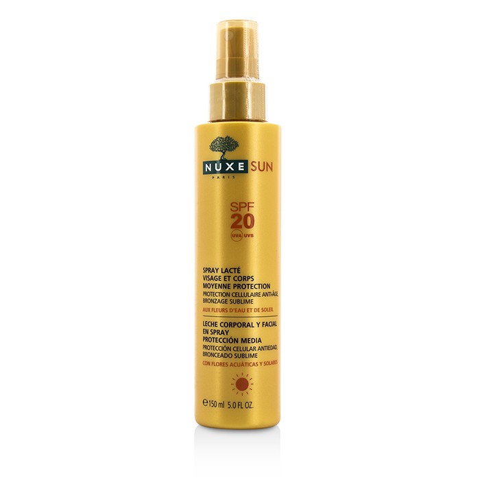 Nuxe Nuxe Sun Milky Spray For Face & Body Medium Protection SPF 20 150ml/5ozProduct Thumbnail