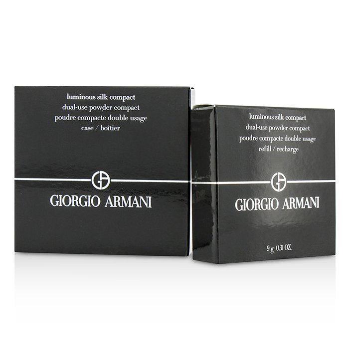 Giorgio Armani คอมแพ็คแป้งแต่งหน้า Luminous Silk Powder Compact (ตลับ+รีฟิล) 9g/0.31ozProduct Thumbnail