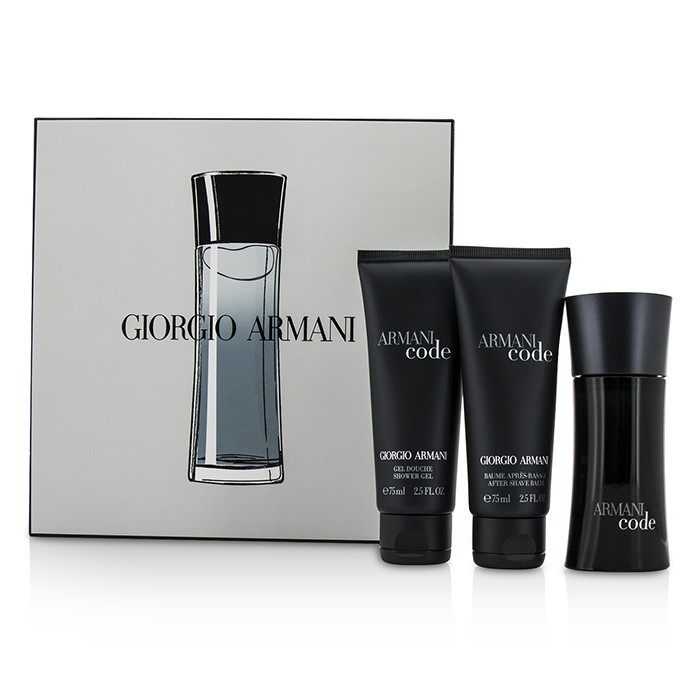Giorgio Armani Armani Code Coffret: Eau De Toilette Spray 50ml/1.7oz + After Shave Balm 75ml/2.5oz + Shower Gel 75ml/2.5oz 3pcsProduct Thumbnail