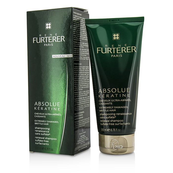 Rene Furterer Absolue Keratine Restoring Ritual Renewal Shampoo (Extremely Damaged, Brittle Hair) 200ml/6.7ozProduct Thumbnail