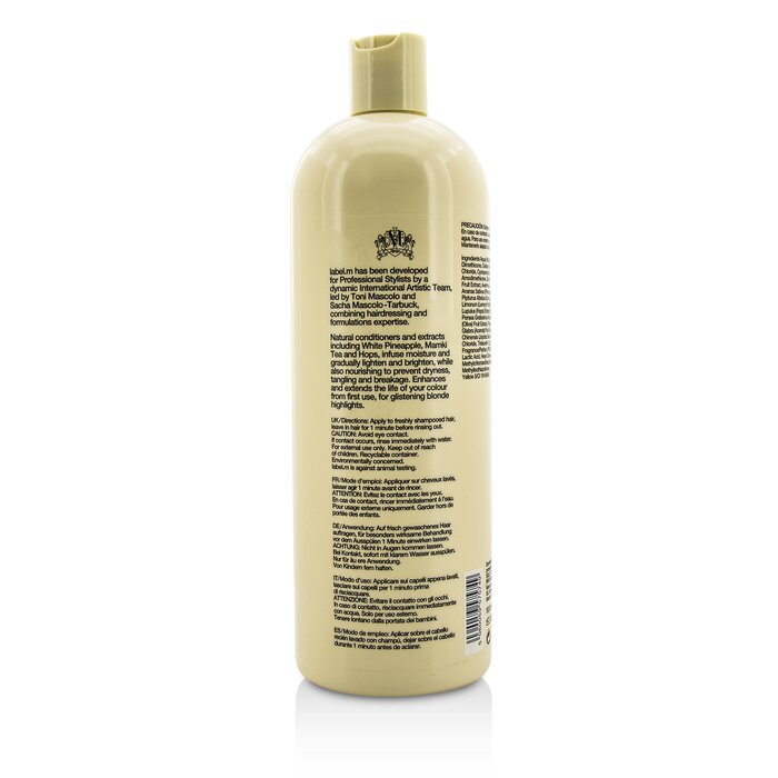 Label.M Brightening Blonde Conditioner (Infuses Moisture and Nurtures, Brightens Colour For Glistening Blonde Tones) 1000ml/33.8ozProduct Thumbnail