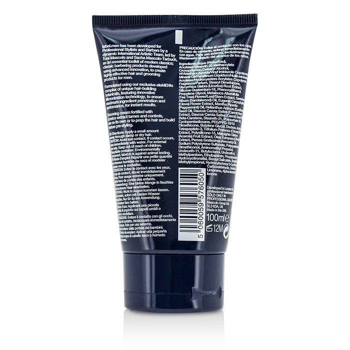 Label.M Men's Grooming Cream (Lightweight Cream, Natural Definition and Control, Nourishes, Builds Thickness and Texture) 100ml/3.4ozProduct Thumbnail
