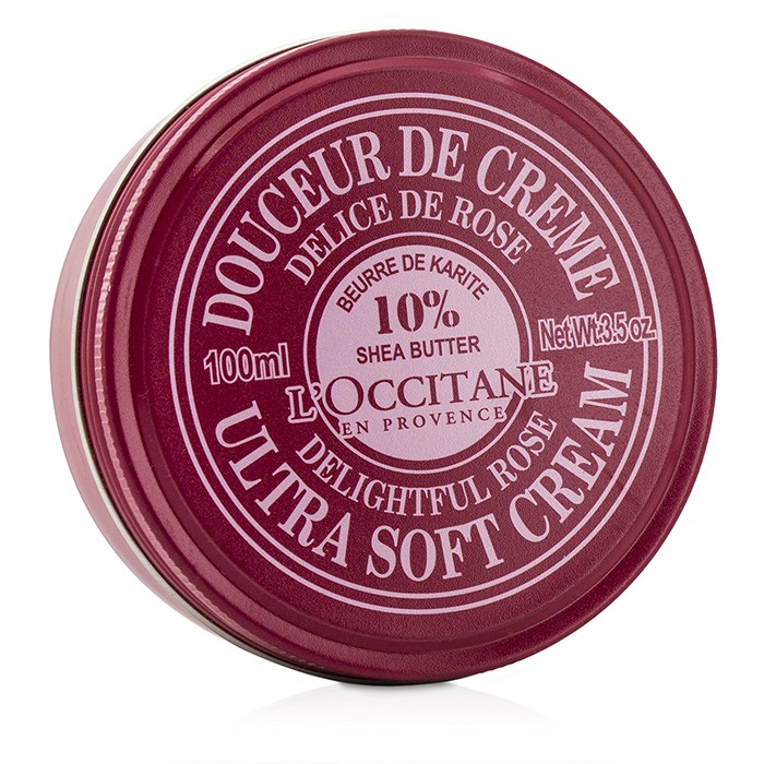 L'Occitane Shea Butter 10% Изключително Нежен Крем - Delightful Rose 100ml/3.5ozProduct Thumbnail