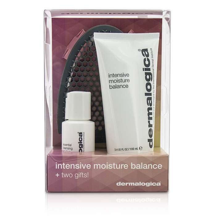 Dermalogica Intensive Moisture Balance Limited Edition Set: Intensive Moisture Balance 100ml + Essential Cleansing Solution 30ml + Facial Cleansing Mitt 3pcsProduct Thumbnail