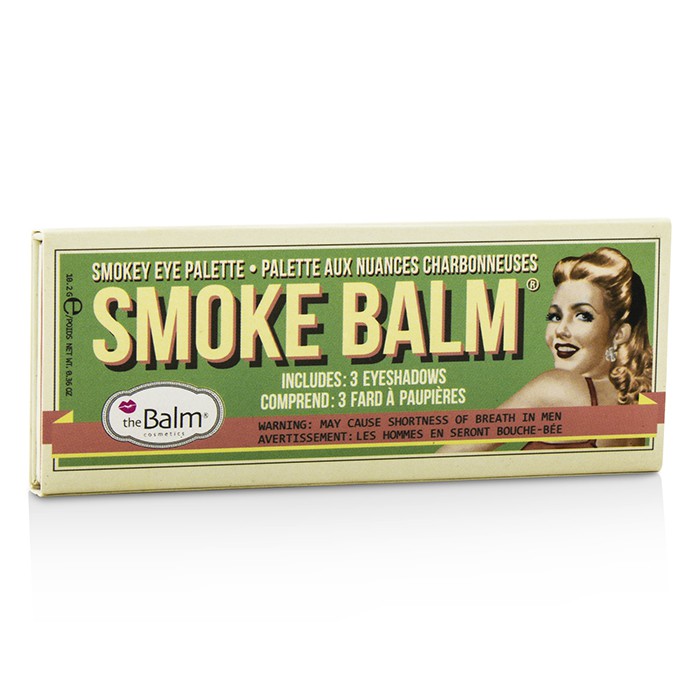 TheBalm Paleta cieni do powiek Smoke Balm Smokey Eye Palette (3x Eyeshadow): Kindle/ Glow/ Combust 10.2g/0.36ozProduct Thumbnail