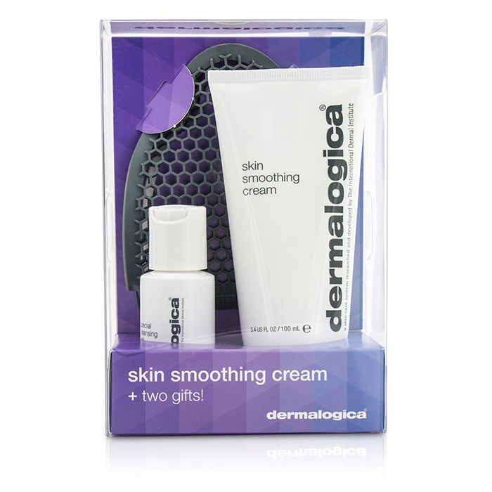 Dermalogica Skin Smoothing Cream Limited Edition Набор: Разглаживающий Крем 100мл + Специальный Очищающий Гель 30мл + Очищающая Варежка для Лица 3pcsProduct Thumbnail