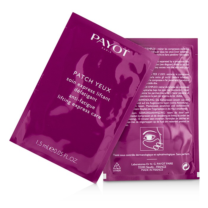 Payot Perform Lift Patch Yeux - Pentru Pielea Matură - Dimensiune Profesională 20x1.5ml/0.05ozProduct Thumbnail