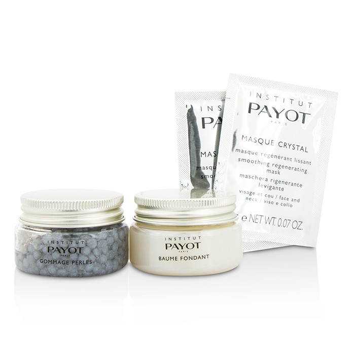 Payot ชุด Supreme Experience Set: Gommage Perles 30g/1.05oz + Baume Fondant 30g/1.05oz + Masque Crystal 10applications 12pcsProduct Thumbnail