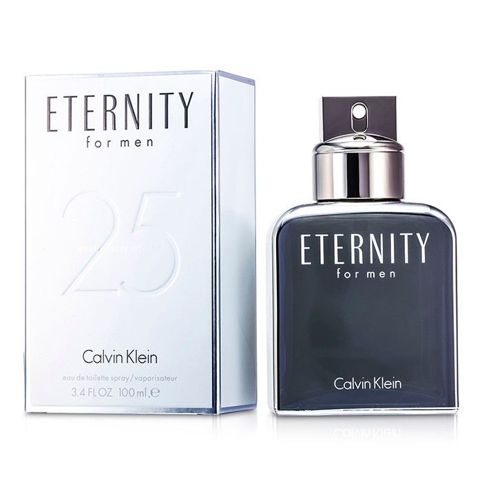 Calvin Klein Nước Hoa Eternity Eau De Toilette Spray (Phiên bản kỷ niệm 25 năm) 100ml/3.4ozProduct Thumbnail