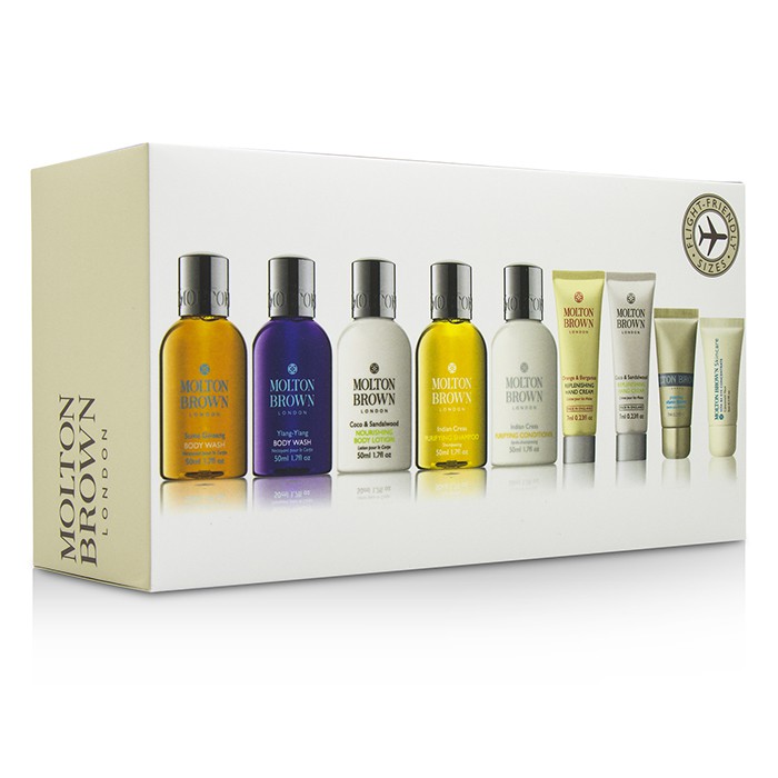 Molton Brown Refresh & Rejuvenate Travel Collection: Body Wash+Body Lotion+Shampoo+Conditioner+Hand Cream+Lipsaver+Eye Concentrate 9pcsProduct Thumbnail