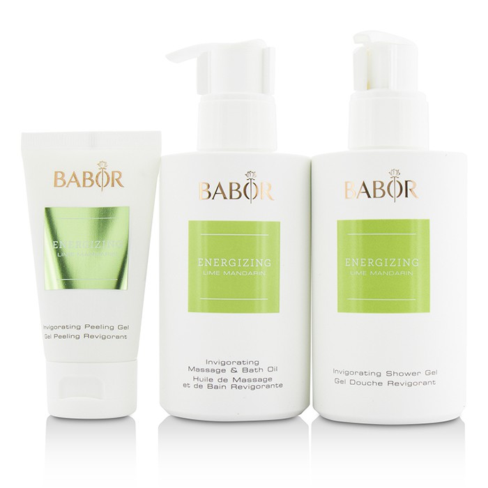 バボール Babor SPA Energizing Lime Mandarin Coffret: Shower Gel 200ml + Massage & Bath Oil 200ml + Peeling Gel 50ml 3pcsProduct Thumbnail