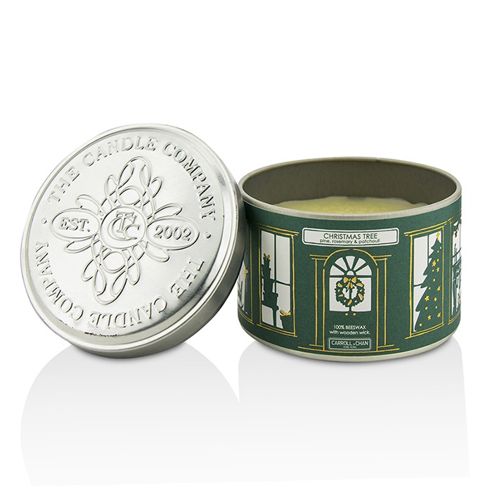 The Candle Company 蠟燭世家  Tin Can Candle - Beeswax, Christmas Tree (8x5) cmProduct Thumbnail