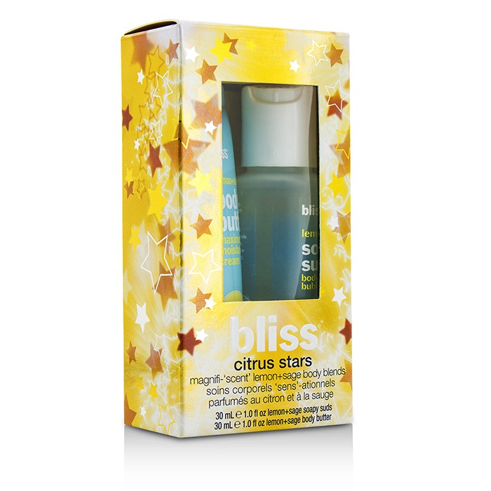 Bliss Citrus Stars Set: Lemon+Sage Soapy Suds 30ml + Lemon+Sage Body Butter 30ml 2pcsProduct Thumbnail