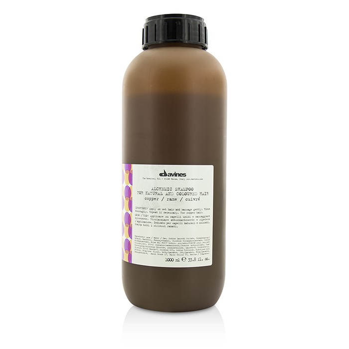 Davines แชมพู Alchemic Shampoo Copper (For Natural or Copper Hair) 1000ml/33.8ozProduct Thumbnail