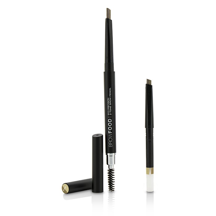 LashFood BrowFood Eco Precision 2 Tone Brow Pencil With Extra Refill 2x0.4g/0.014ozProduct Thumbnail