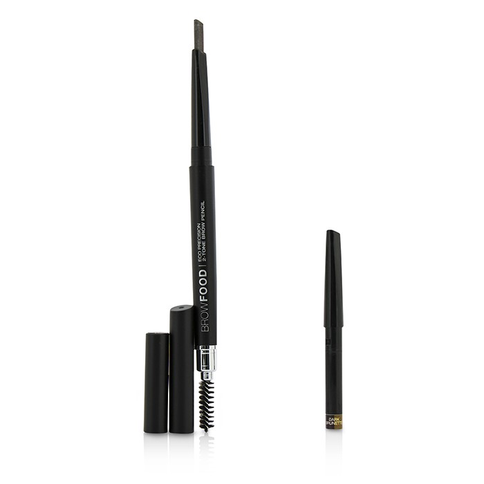 LashFood BrowFood Eco Precision 2 Tone Brow Pencil With Extra Refill 2x0.4g/0.014ozProduct Thumbnail