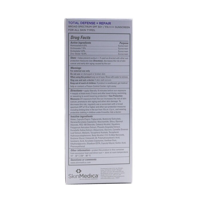 Skin Medica טוטאל דיפנס + ריפייר SPF 50- עמיד במים ל-80 דקות 65g/2.3ozProduct Thumbnail