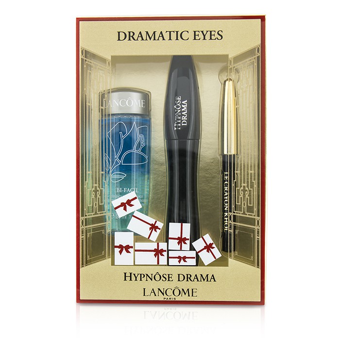 Lancome Hypnose Dramatic Eyes Kit: 1x Hypnose Drama Mascara 6.5ml/0.23oz + 1x Mini Le Crayon Khol 0.7g/0.02oz + 1x Bi Facil 30ml/1oz 3pcsProduct Thumbnail