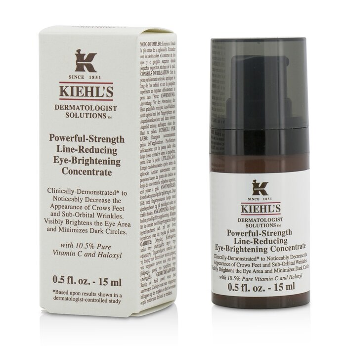 Kiehl's محلول مركَّز ذو فعالية قوية لتفتيح بشرة العيون وتقليل الخطوط Dermatologist 15ml/0.5ozProduct Thumbnail