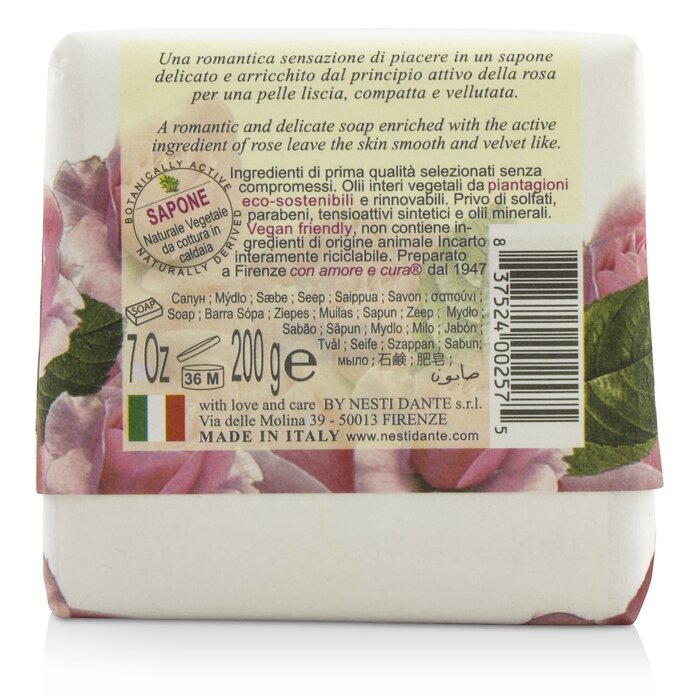 内斯蒂丹特 Nesti Dante 意大利橄榄叶果蔬皂 - Rosa Centifolia  200g/7ozProduct Thumbnail