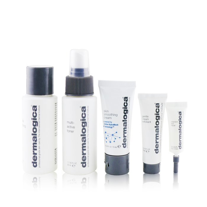 Dermalogica Normal/ Dry Skin Kit: Cleanser + Toner + Smoothing Cream + Exfoliant + Eye Reapir 5pcsProduct Thumbnail