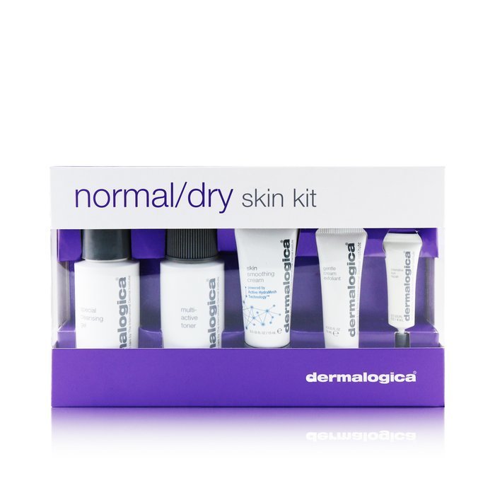 Dermalogica ערכה לעור רגיל/יבש: קלינסר + טונר + קרם מחליק + פילינג + תיקון לעיניים| 5pcsProduct Thumbnail