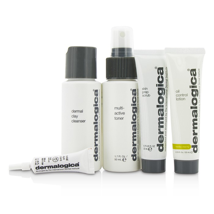 Dermalogica Oily Skin Kit: Cleanser 50ml + Toner 50ml + Lotion 22ml + Scrub 22ml + Total Eye Care 4ml 5pcsProduct Thumbnail