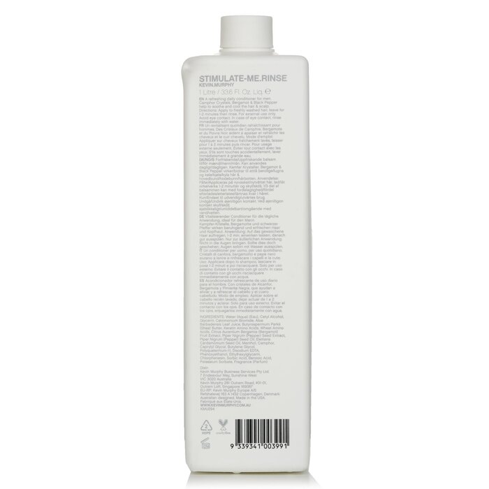 Kevin.Murphy Stimulate-Me.Rinse (Acondicionador Estimulante & Refrescante -Para Cabello y Cuero Cabelludo) 1000ml/33.6ozProduct Thumbnail