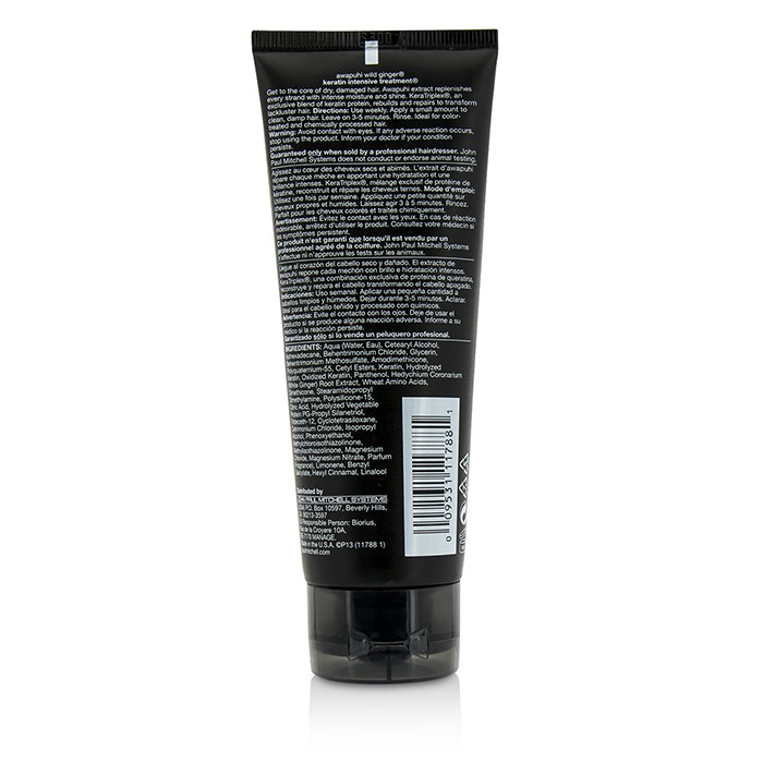 Paul Mitchell Awapuhi Wild Ginger Keratin Intensive Treatment (For Dry and Damaged Hair) 100ml/3.4ozProduct Thumbnail
