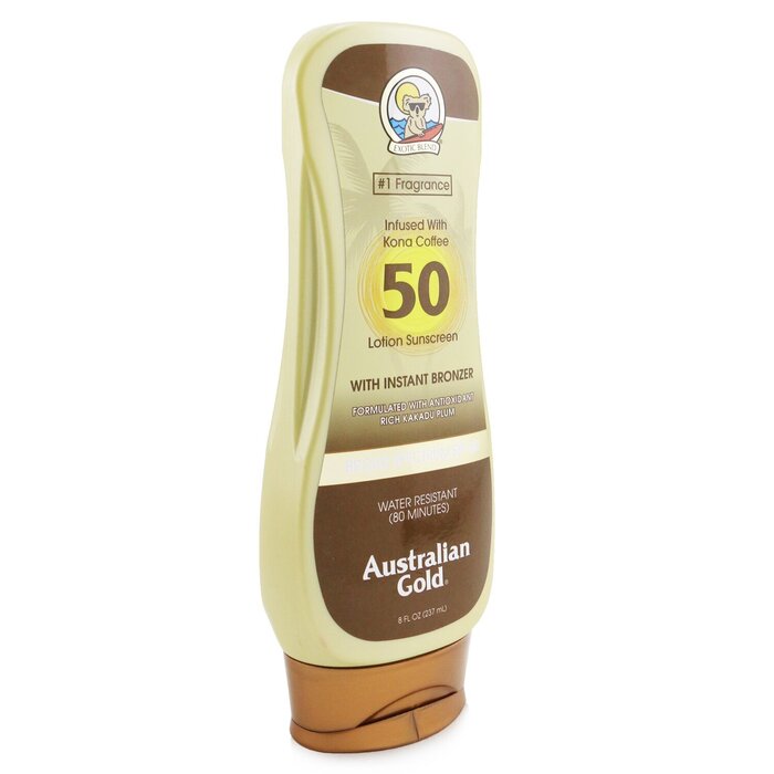Australian Gold Lotion Sunscreen SPF 50 with Instant Bronzer 237ml/8ozProduct Thumbnail