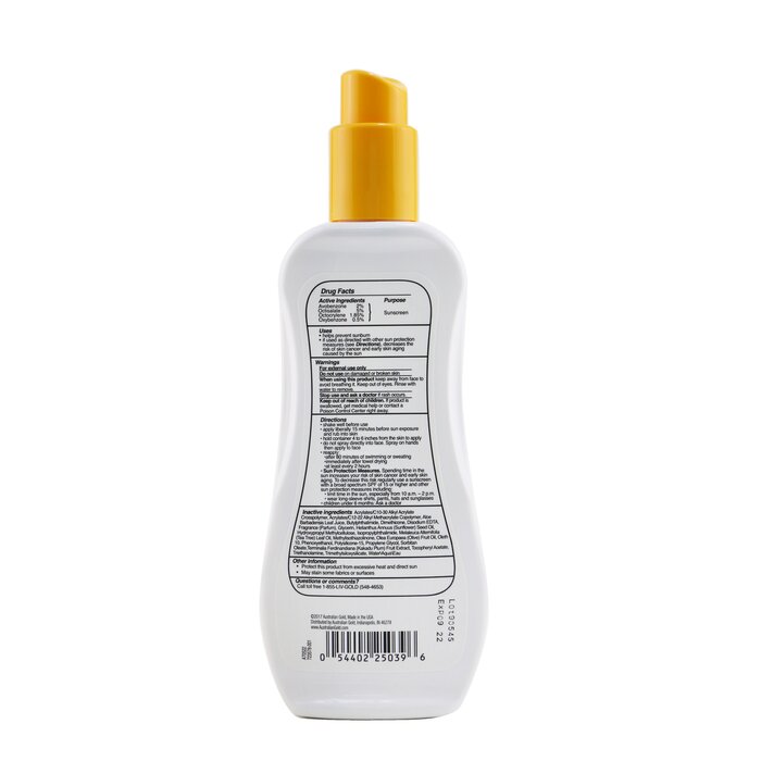 Australian Gold Spray Gel Sunscreen SPF 15 237ml/8ozProduct Thumbnail
