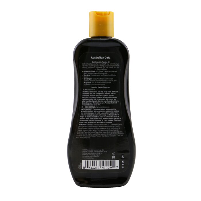 Australian Gold 金色澳洲 強效黝黑助曬油 Dark Tanning Intensifier Oil 237ml/8ozProduct Thumbnail