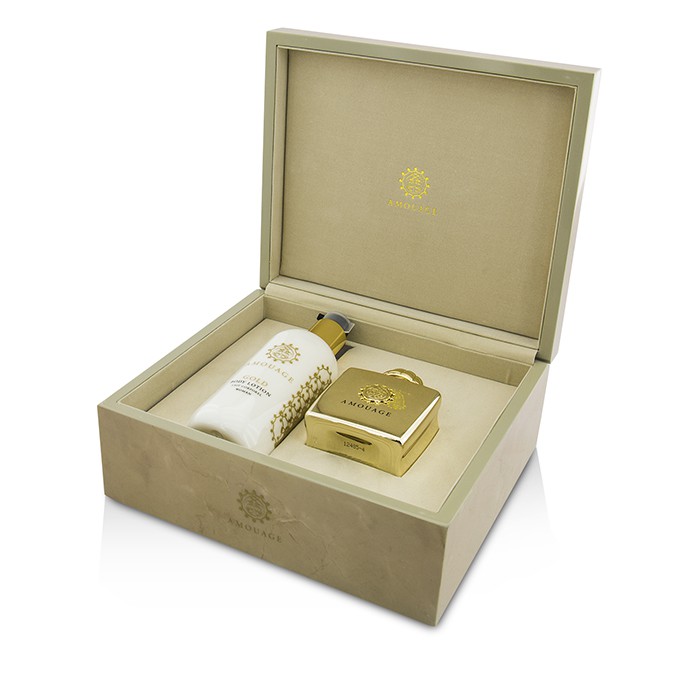 Amouage Zestaw Gold Coffret: Eau De Parfum Spray 100ml/3.4oz + Body Lotion 300ml/10oz 2pcsProduct Thumbnail