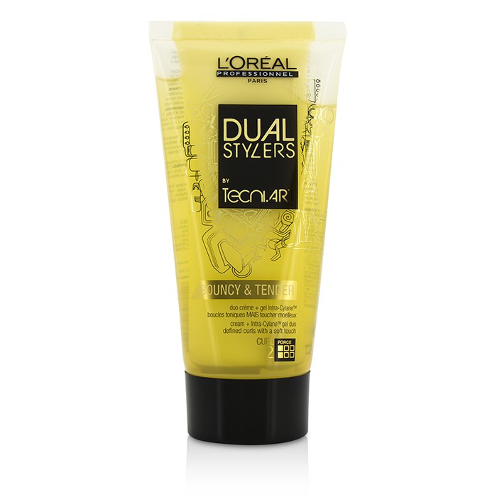 L'Oreal 萊雅 黃捲風護髮雙管凝乳Professionnel Dual Stylers by Tecni.Art Bouncy & Tender(捲髮2) 150ml/5ozProduct Thumbnail