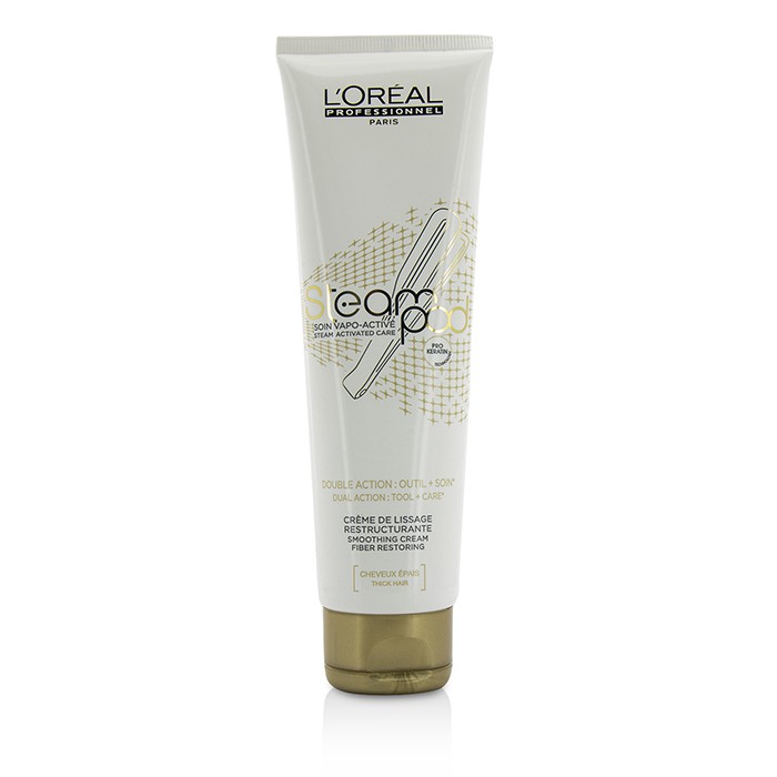 L'Oreal Professionnel Steampod Steam Activated Care Изглаждащ Крем (За Гъста Коса) 150ml/5ozProduct Thumbnail