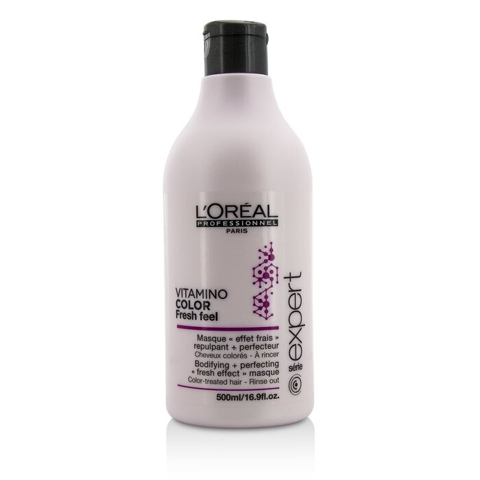 L'Oreal 萊雅 專業美髮系列 - 維生素鎖色清爽髮膜-需清洗Professionnel Expert Serie - Vitamino Color Fresh Feel Bodifying + Perfecting <Fresh Effect> Masque - Rinse Out 500ml/16.9ozProduct Thumbnail