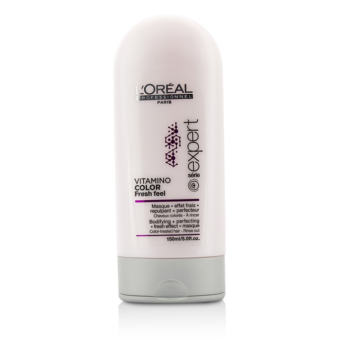 L'Oreal 萊雅 專業美髮系列 - 維生素鎖色清爽髮膜 - 需沖洗Professionnel Expert Serie - Vitamino Color Fresh Feel Bodifying + Perfecting <Fresh Effect> Masque - Rinse Out 150ml/5ozProduct Thumbnail