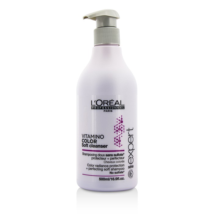 L'Oreal Professionnel Expert Serie - Vitamino Color Soft Cleanser Color Radiance Protection + Perfecting Soft Shampo 500ml/16.9ozProduct Thumbnail
